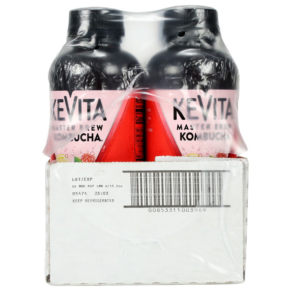 Kevita Raspberry Lemon Master Brew Kombucha Case