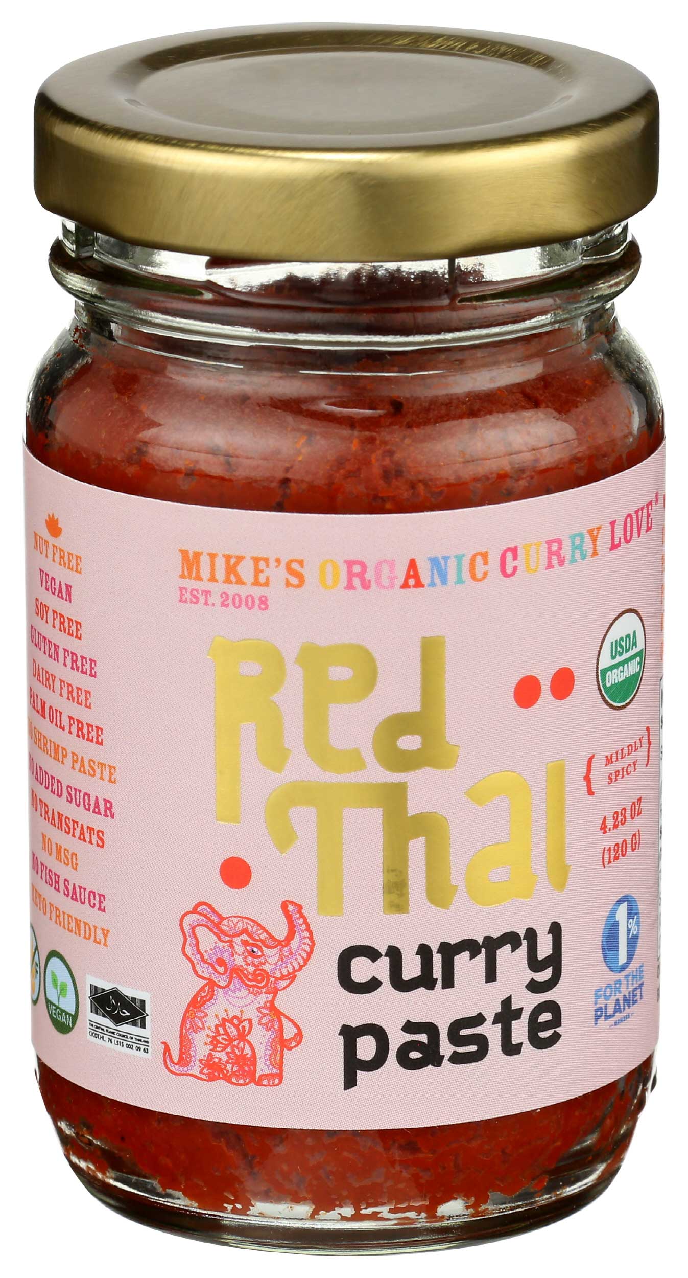 Curry Love Red Thai Curry Paste, 4.23 Ounce -- 6 Per Case