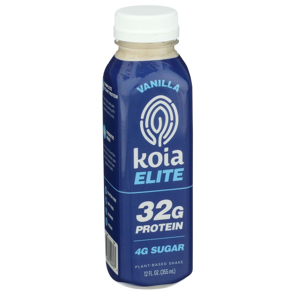 Koia Elite Vanilla Protein Shake, 12 Fluid Ounce -- 6 Per Case