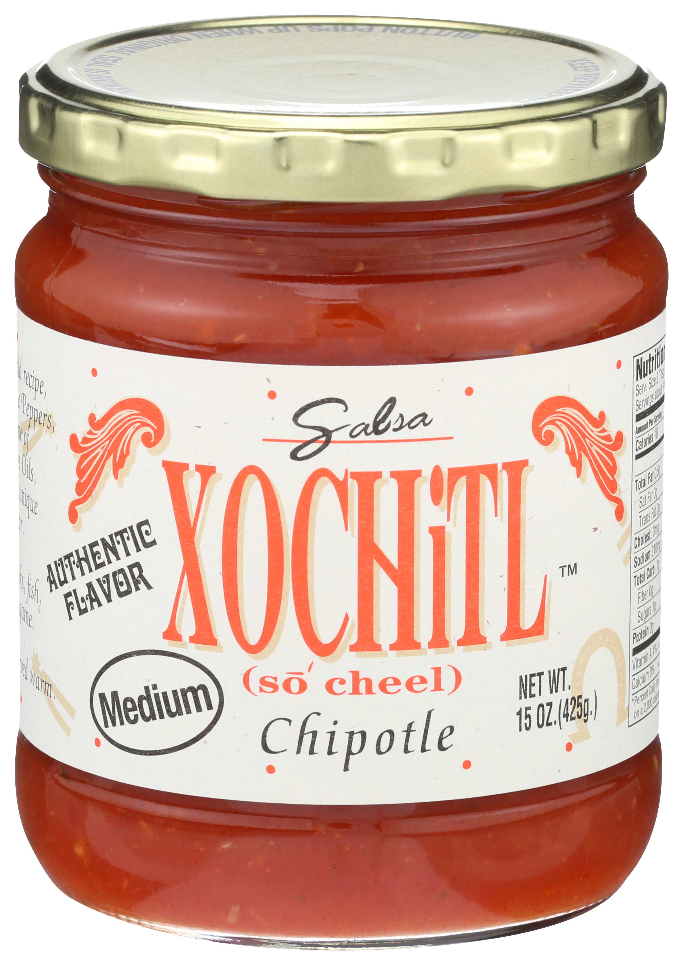 Xochitl Medium Chipotle Salsa, 15 Ounce -- 6 Per Case
