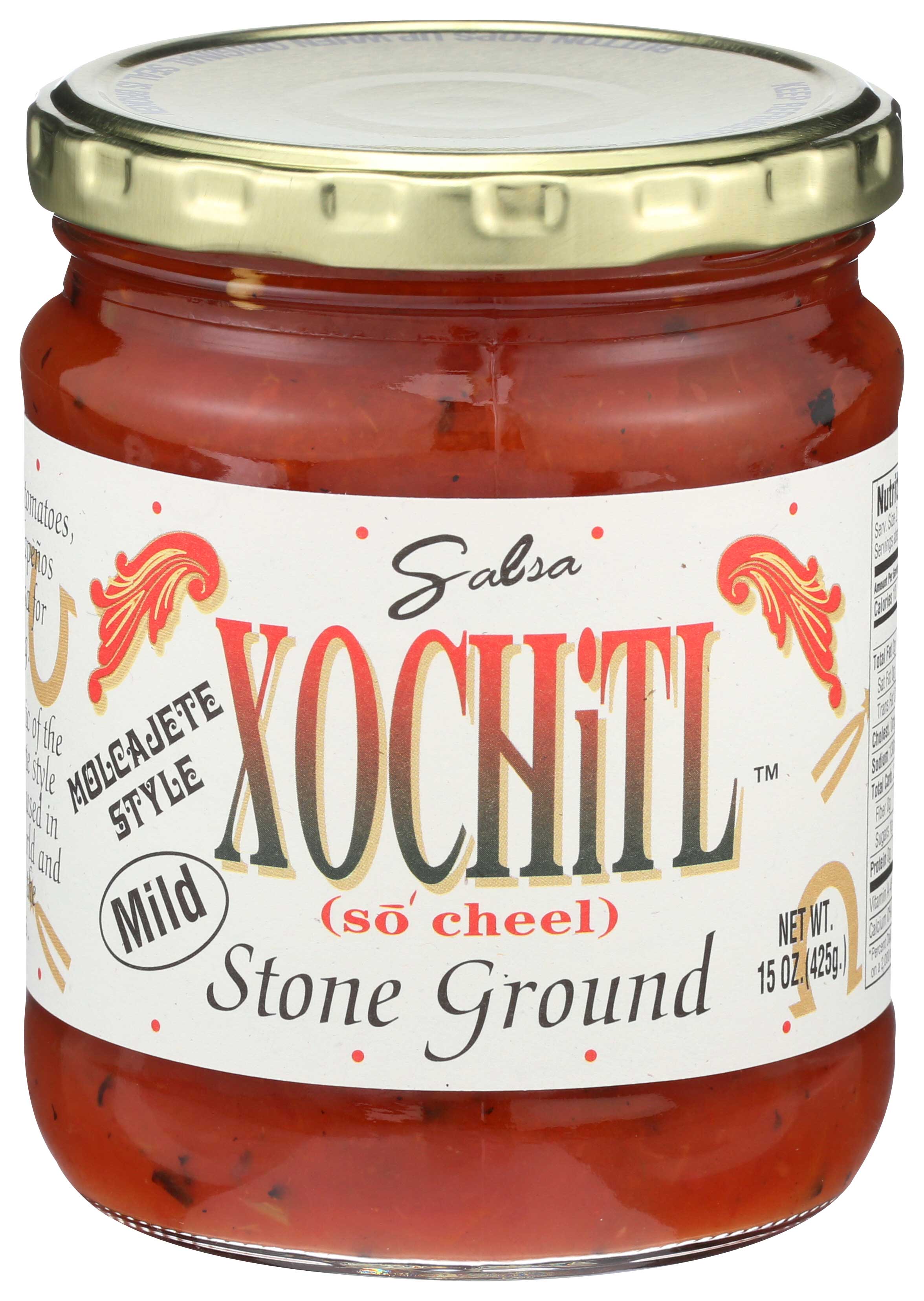 Xochitl Stone Ground Mild Salsa, 15 Ounce -- 6 Per Case