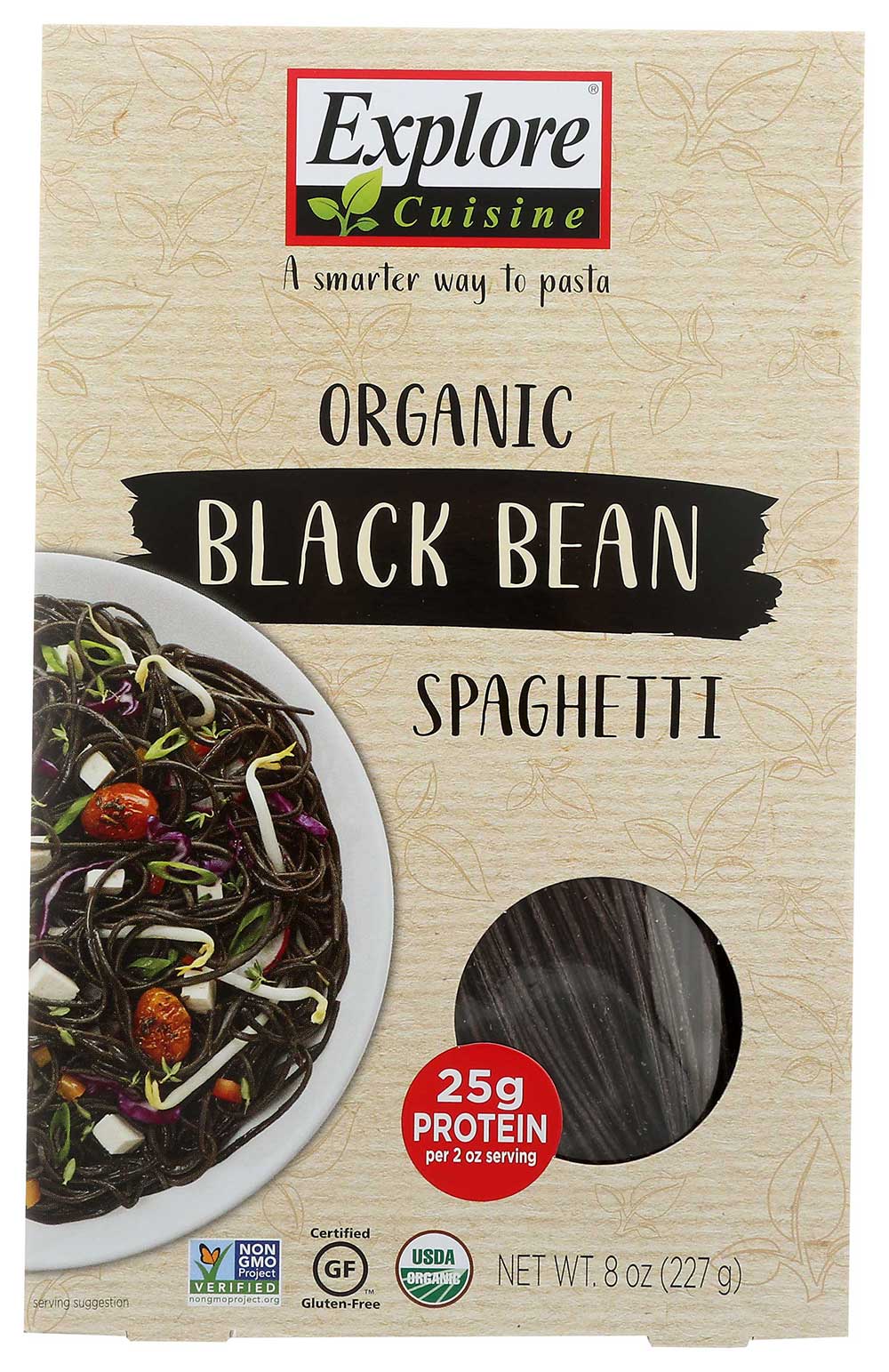 Explore Cuisine Organic Black Bean Spaghetti Pasta, 8 Ounce -- 6 Per Case