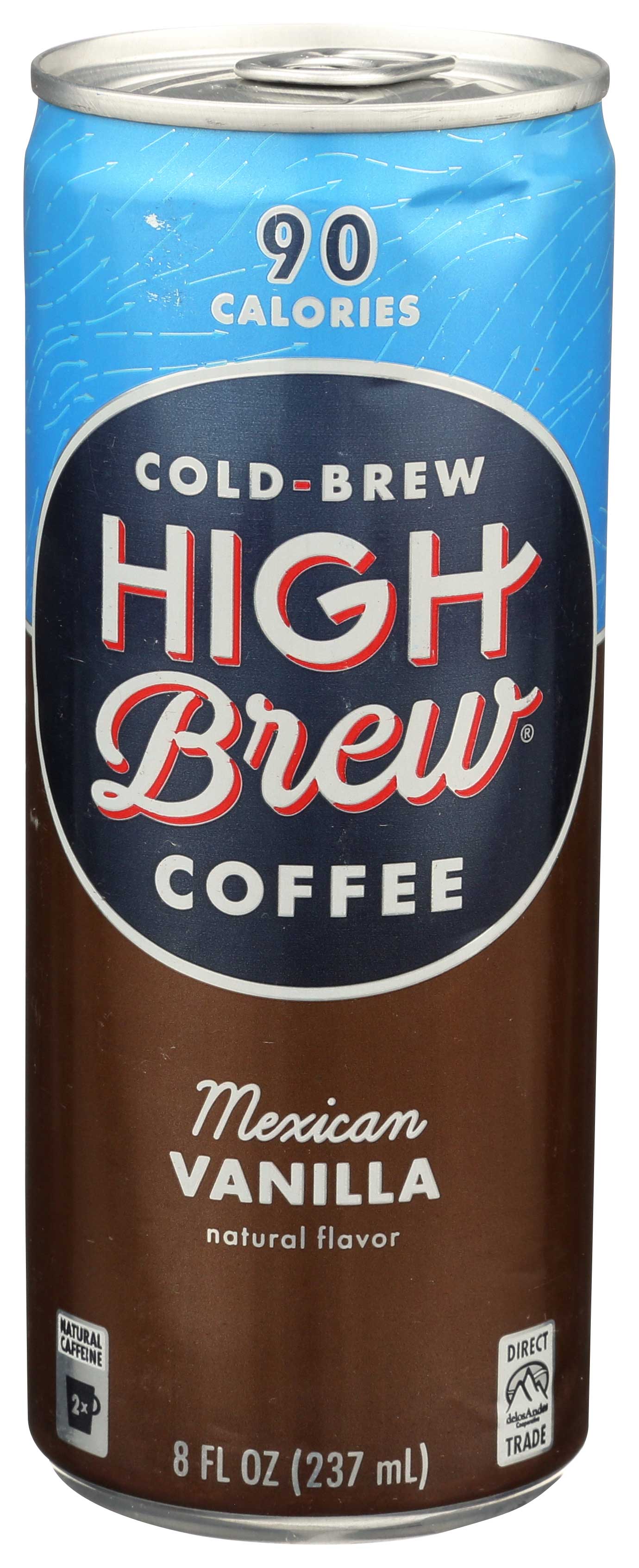 High Brew Coffee Mexican Vanilla Coffee, 8 Fluid Ounce -- 12 Per Case