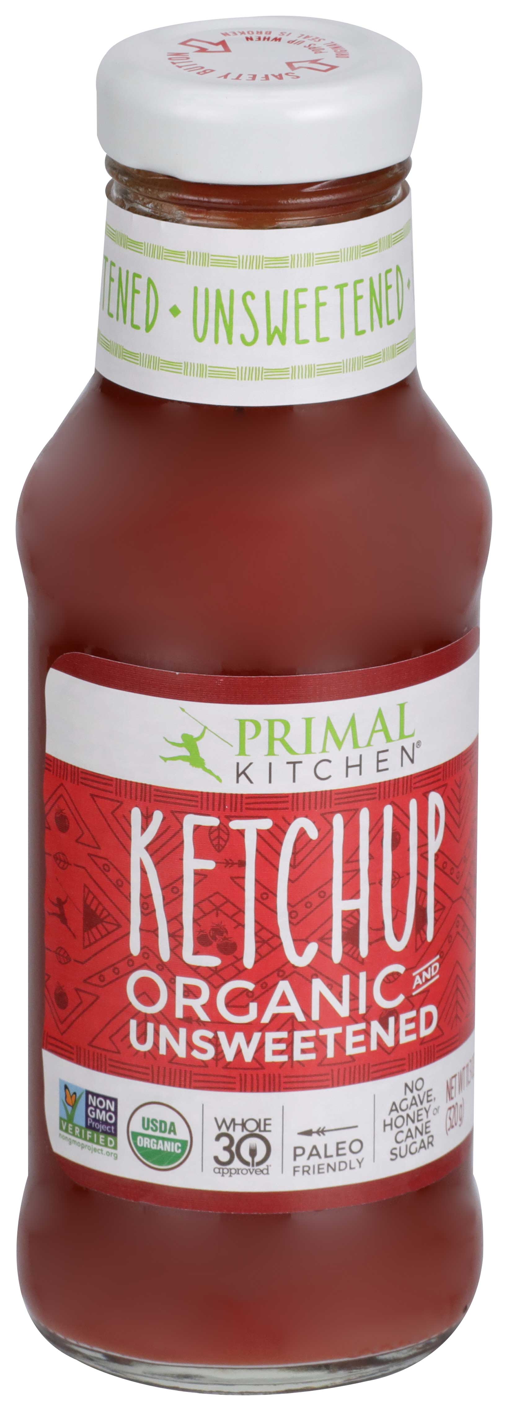 Primal Kitchen Organic Unsweetened Ketchup, 11.3 Ounce -- 12 Per Case