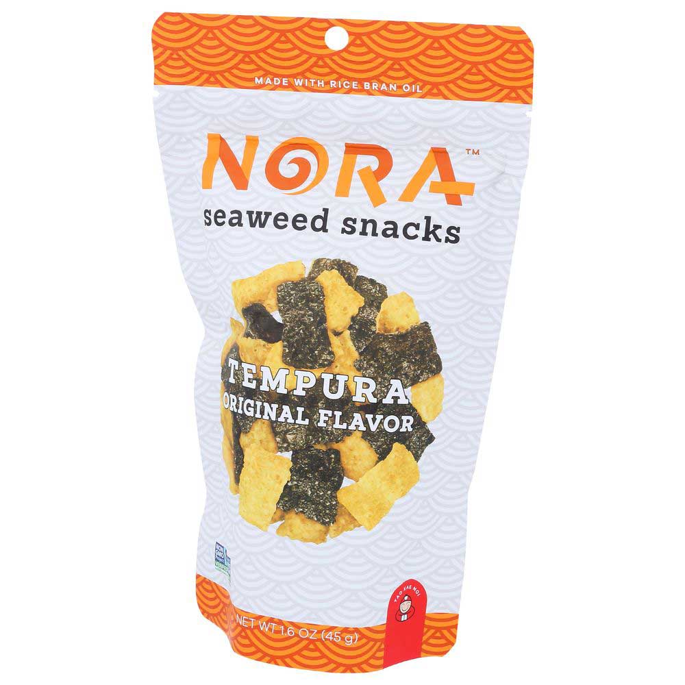 Nora Original Flavor Tempura Seaweed Snacks, 1.6 Ounce -- 12 Per Case