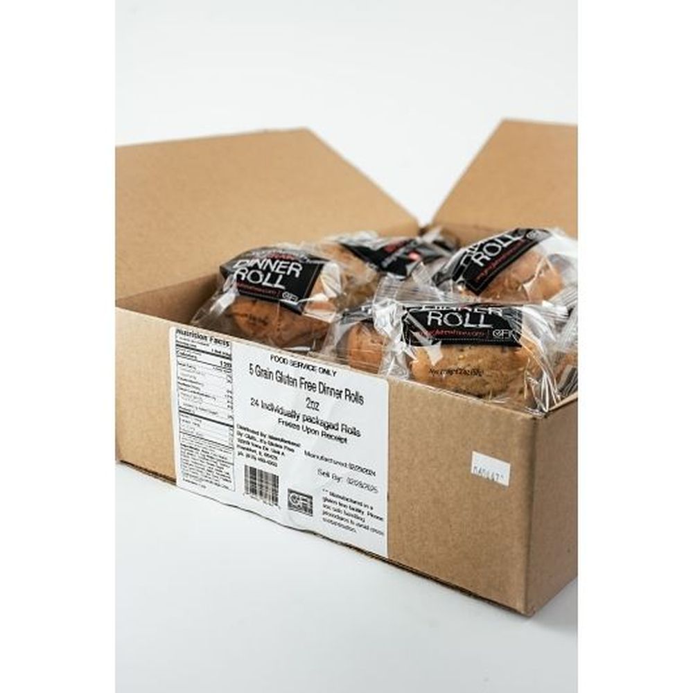 Omg...it's Gluten Free 5 Grain Dinner Rolls, 2 Ounce -- 24 Per Case