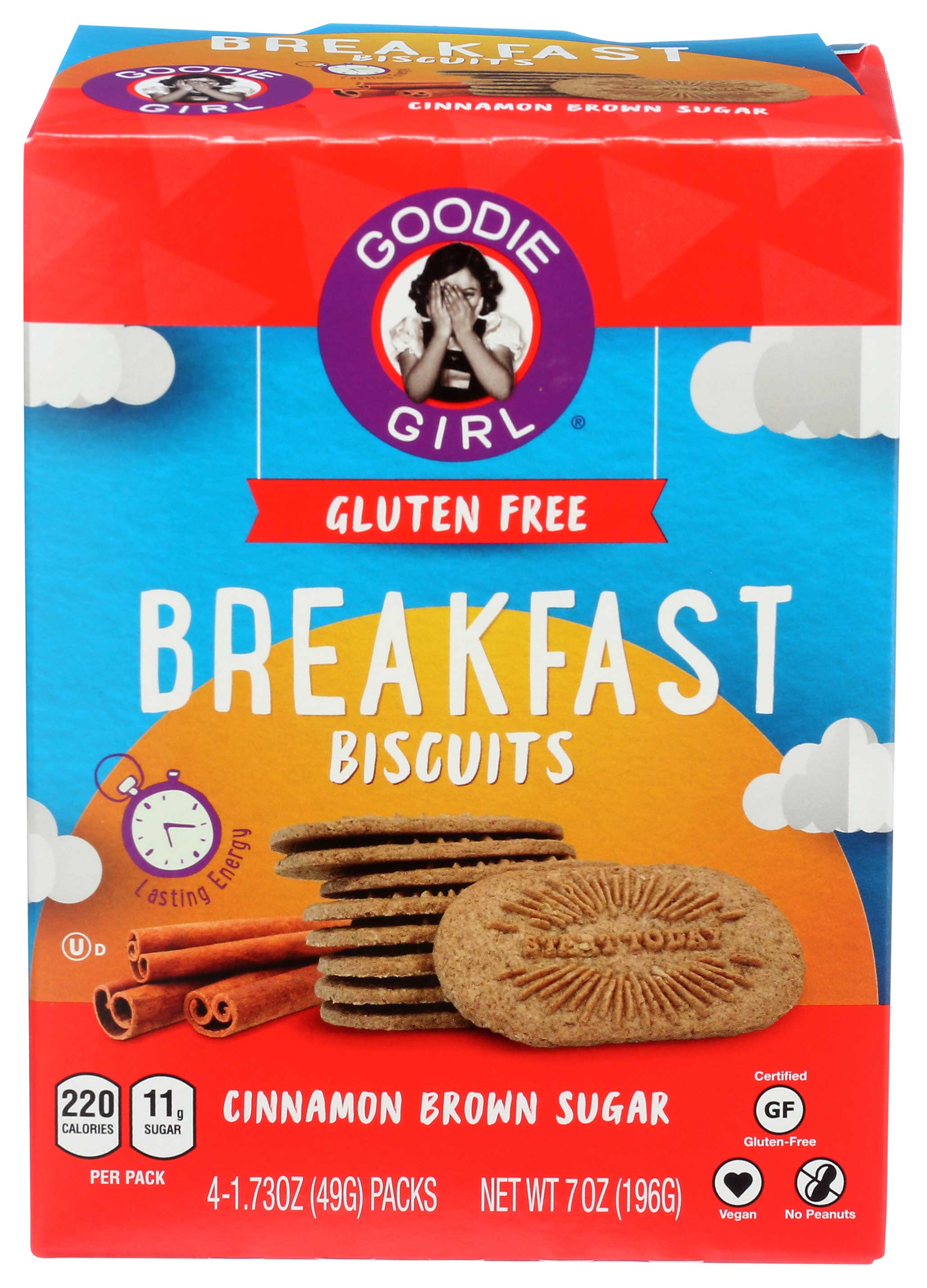 Goodie Girl Cinnamon Brown Sugar Breakfast Biscuits, 7 Ounce -- 6 Per Case
