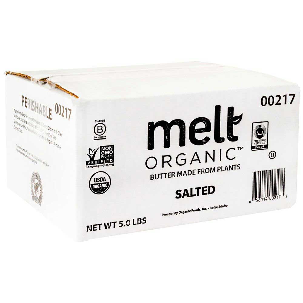 Melt Organic Plant Based Salted Butter, 5 Pound