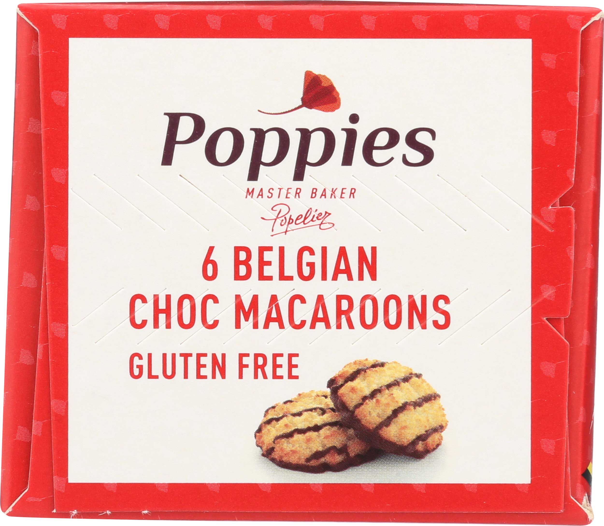 Poppies Belgian Chocolate Drizzled Macaroons, 7.8 Ounce