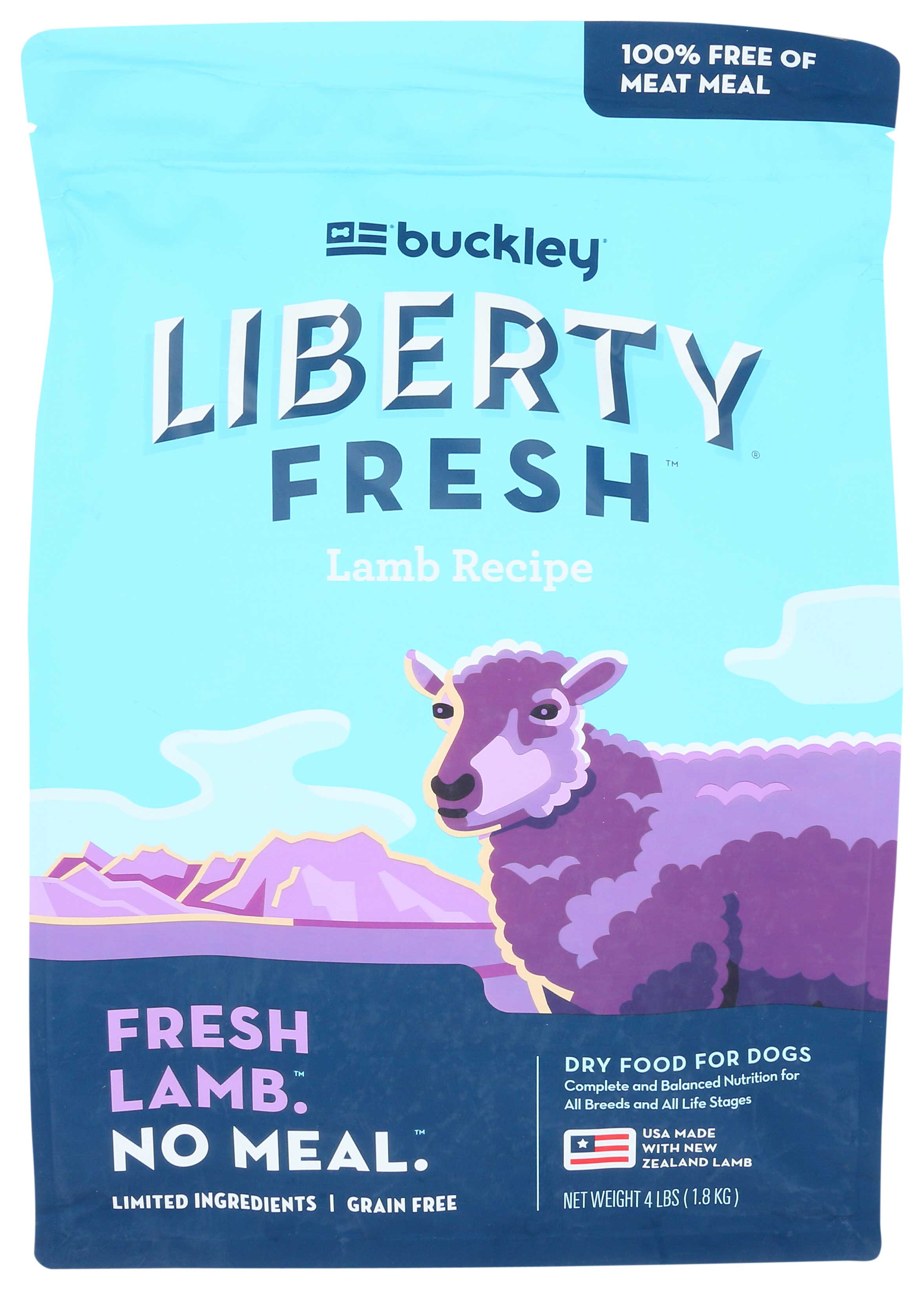 Buckley liberty dog top food