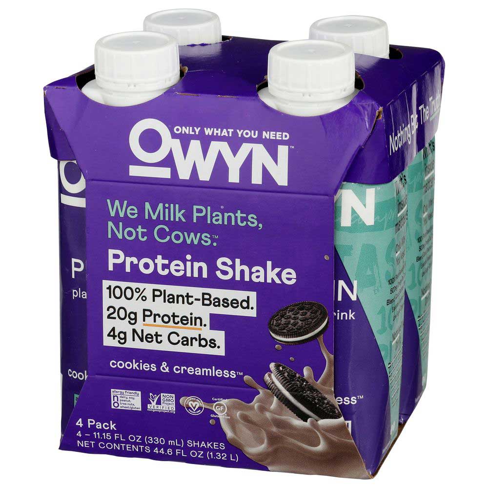 Owyn Plant Based Cookies And Creamless Protein Shake, 11.14 Ounce -- 12 Per Case