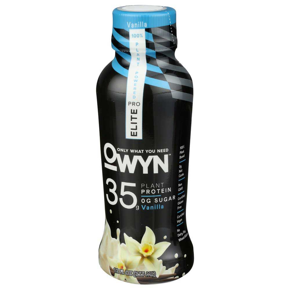 Owyn Plant Based Pro Elite Vanilla Protein Drink, 12 Fluid Ounce -- 12 Per Case