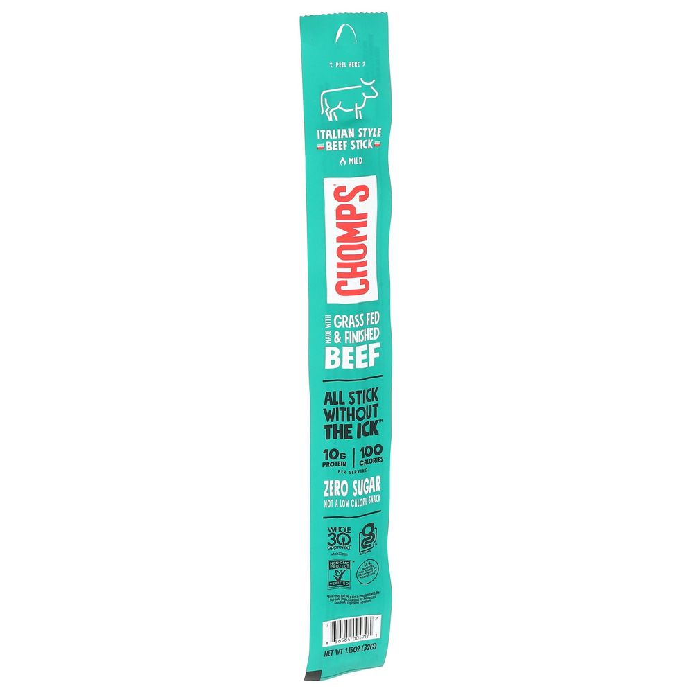 Chomps Italian Style Beef Stick, 1.15 Ounce -- 24 Per Case