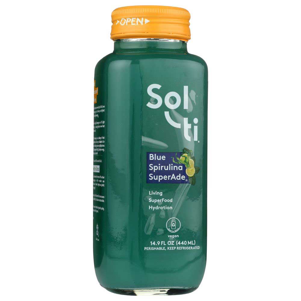 Sol-ti Blue Spriulina Superade Ready To Drink, 14.9 Fluid Ounce -- 6 Per Case