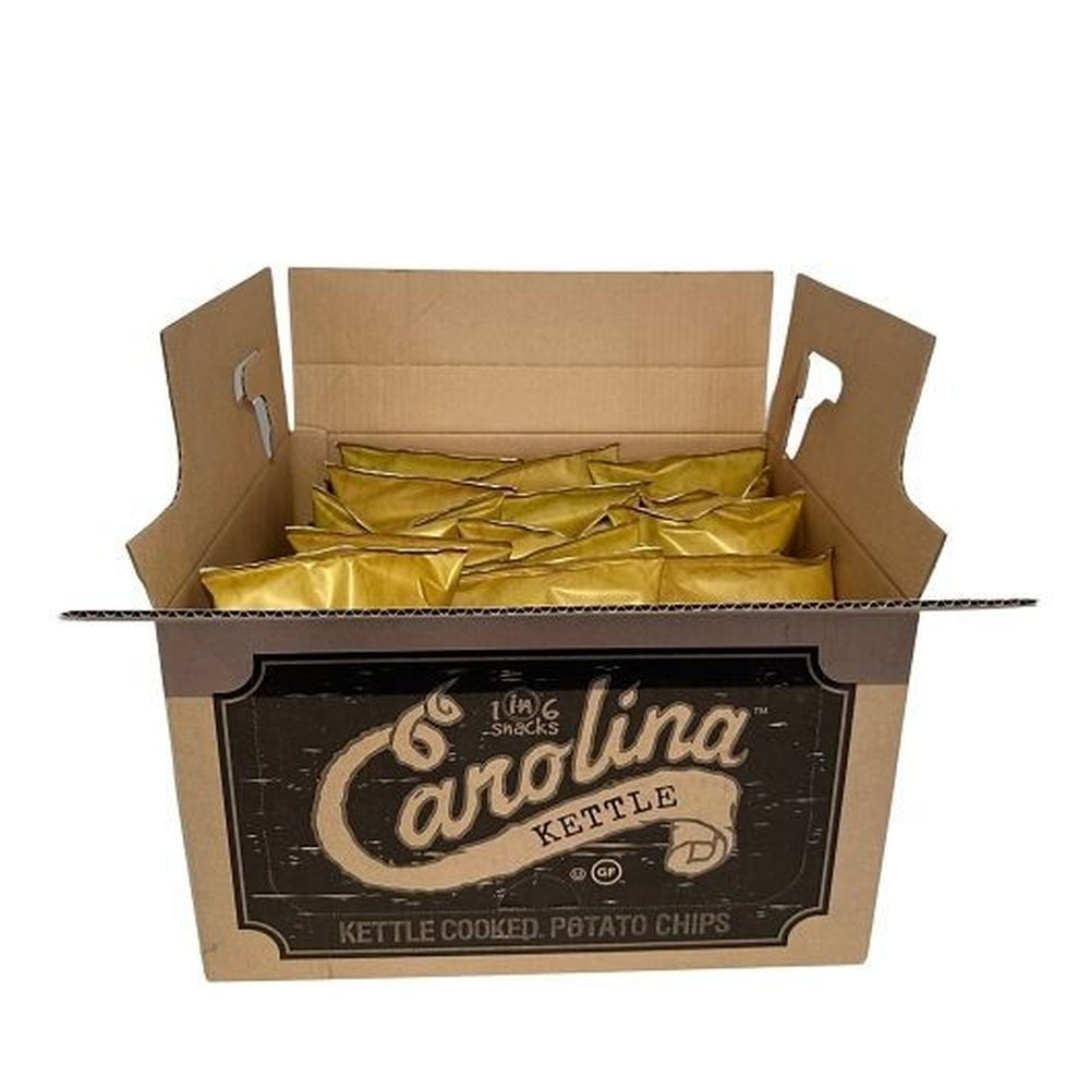 Carolina Kettle Dill Pickle Flavored Kettle Cooked Potato Chips, 5 Ounce -- 14 Per Case