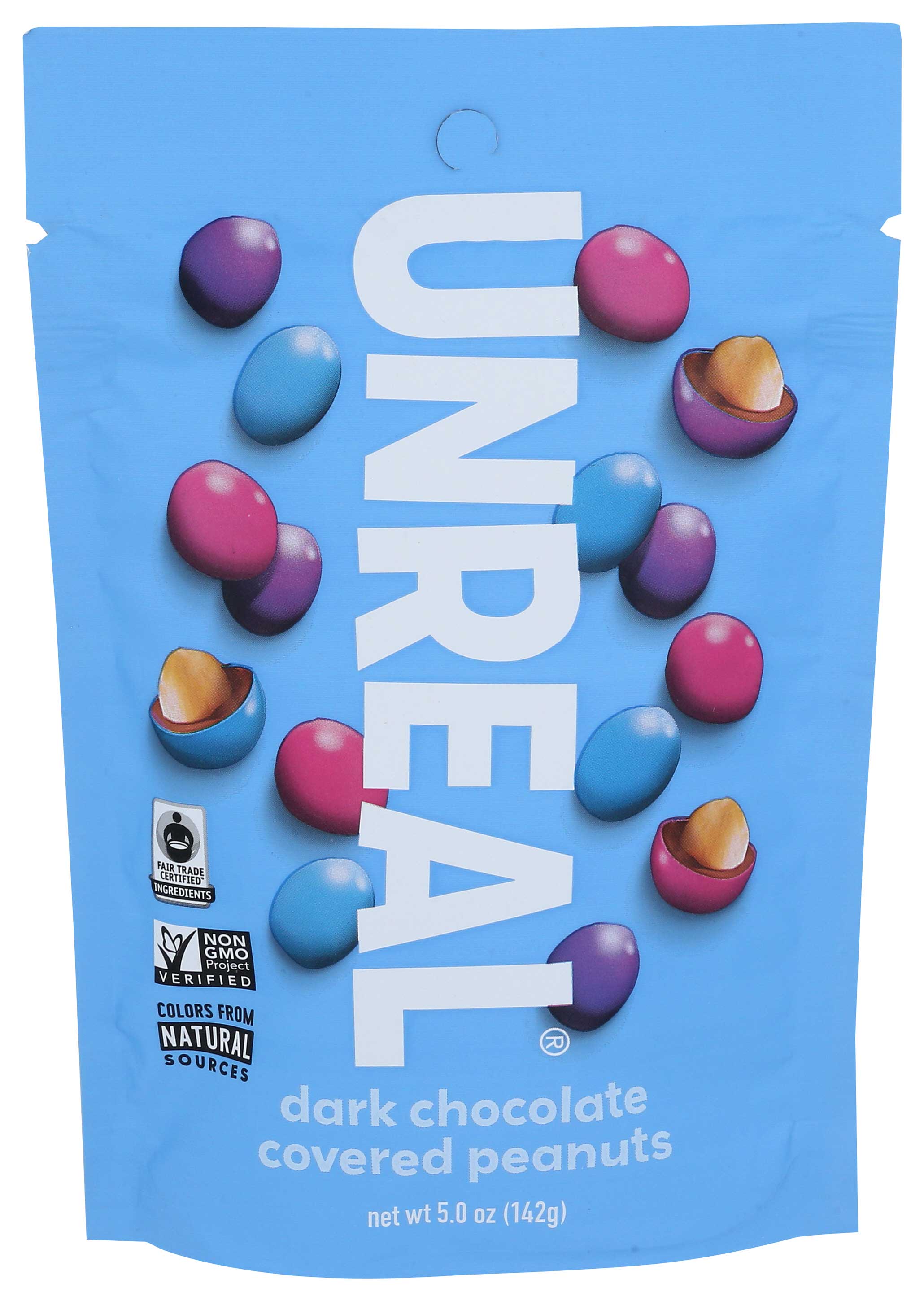 Unreal Dark Chocolate Peanut Gems, 6 Ounce -- 6 Per Case