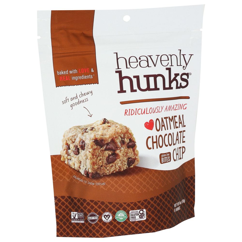 Heavenly Hunks Oatmeal Chocolate Chip Cookie, 6 Ounce -- 6 Per Case