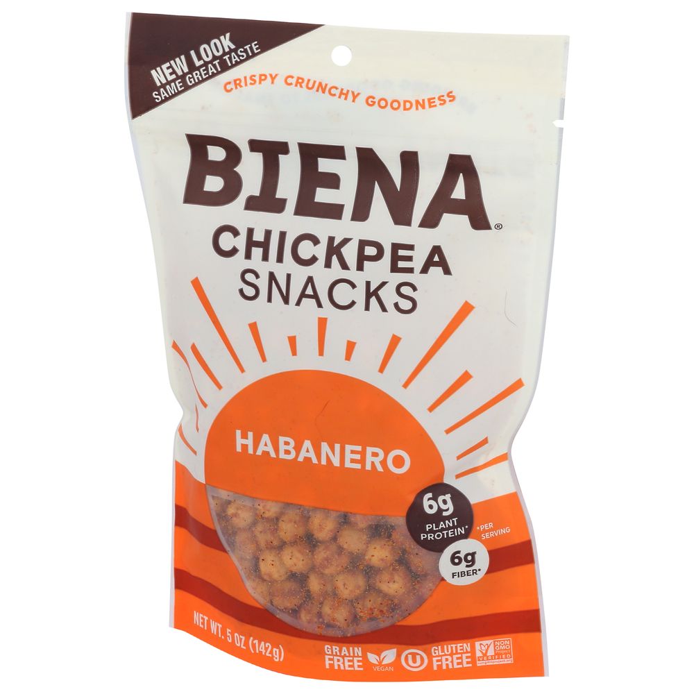 Biena Habanero Chickpea Snacks, 5 Ounce -- 8 Per Case