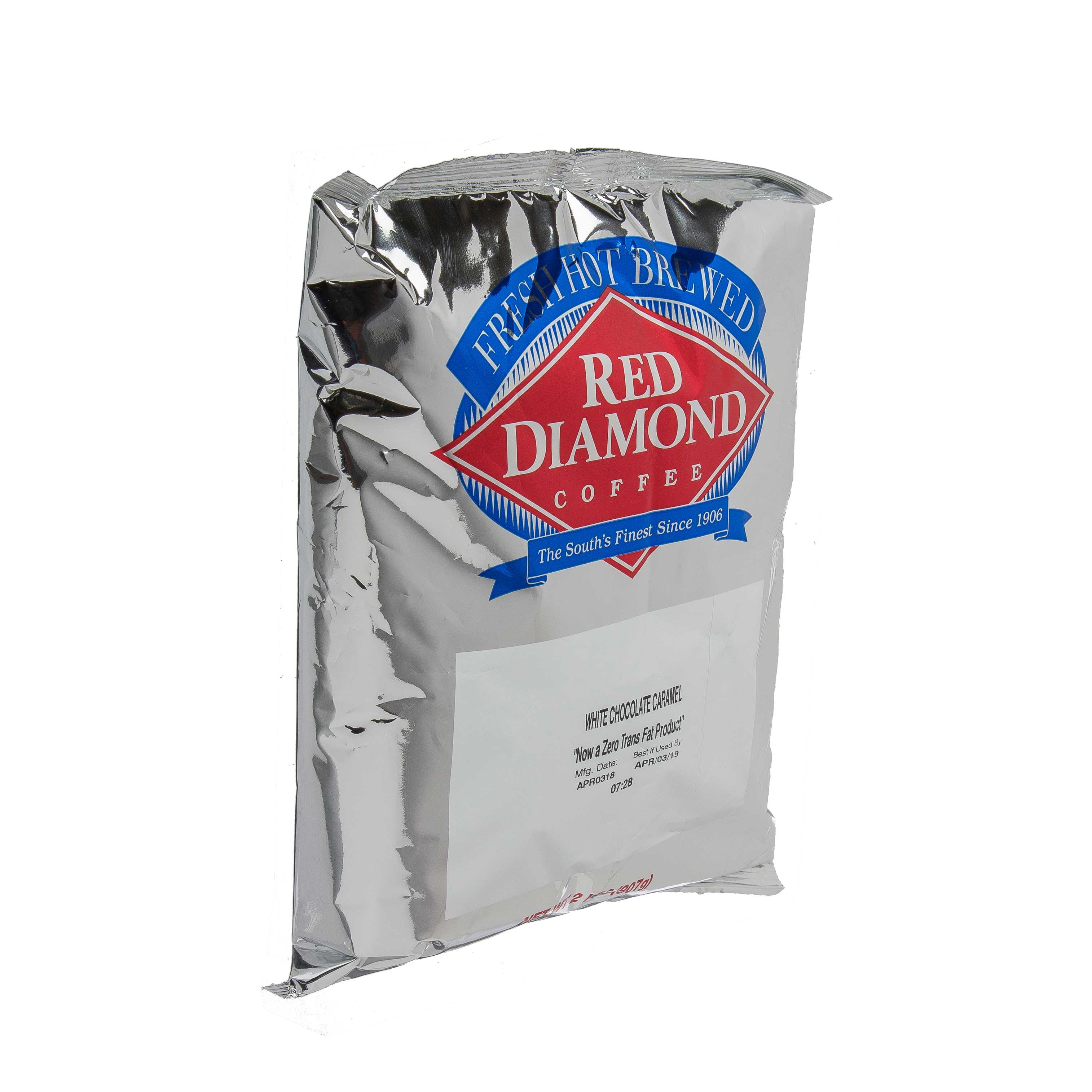 Red Diamond White Chocolate Caramel Cappuccino, 2 Pound -- 6 Per Case