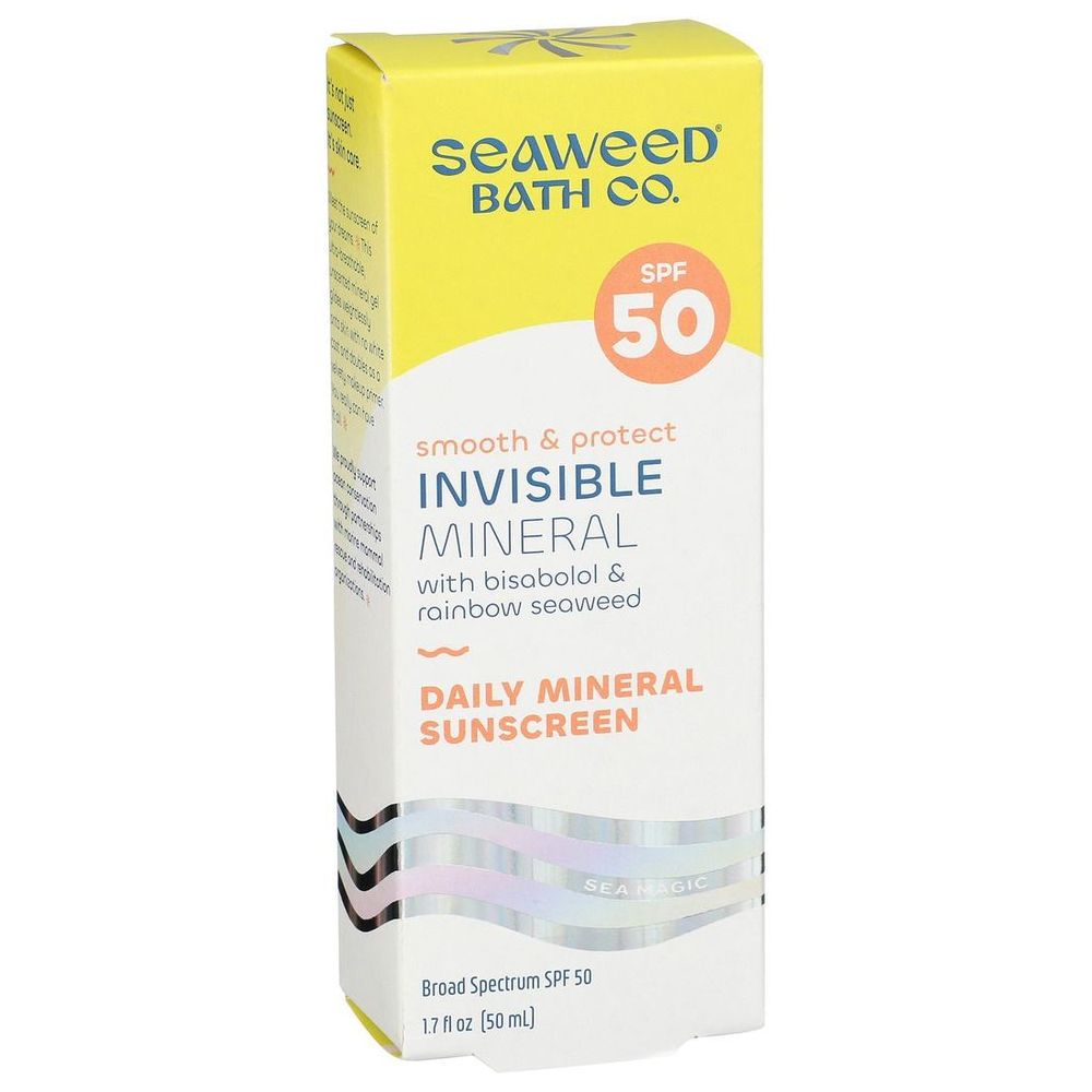 Seaweed Bath Spf 50 Invisible Mineral Sunscreen, 1.7 Fluid Ounce