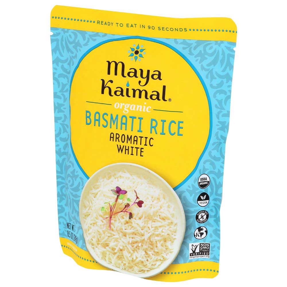 Maya Kaimal Organic Aromatic White Basmati Rice, 8.5 Ounce -- 6 Per Case