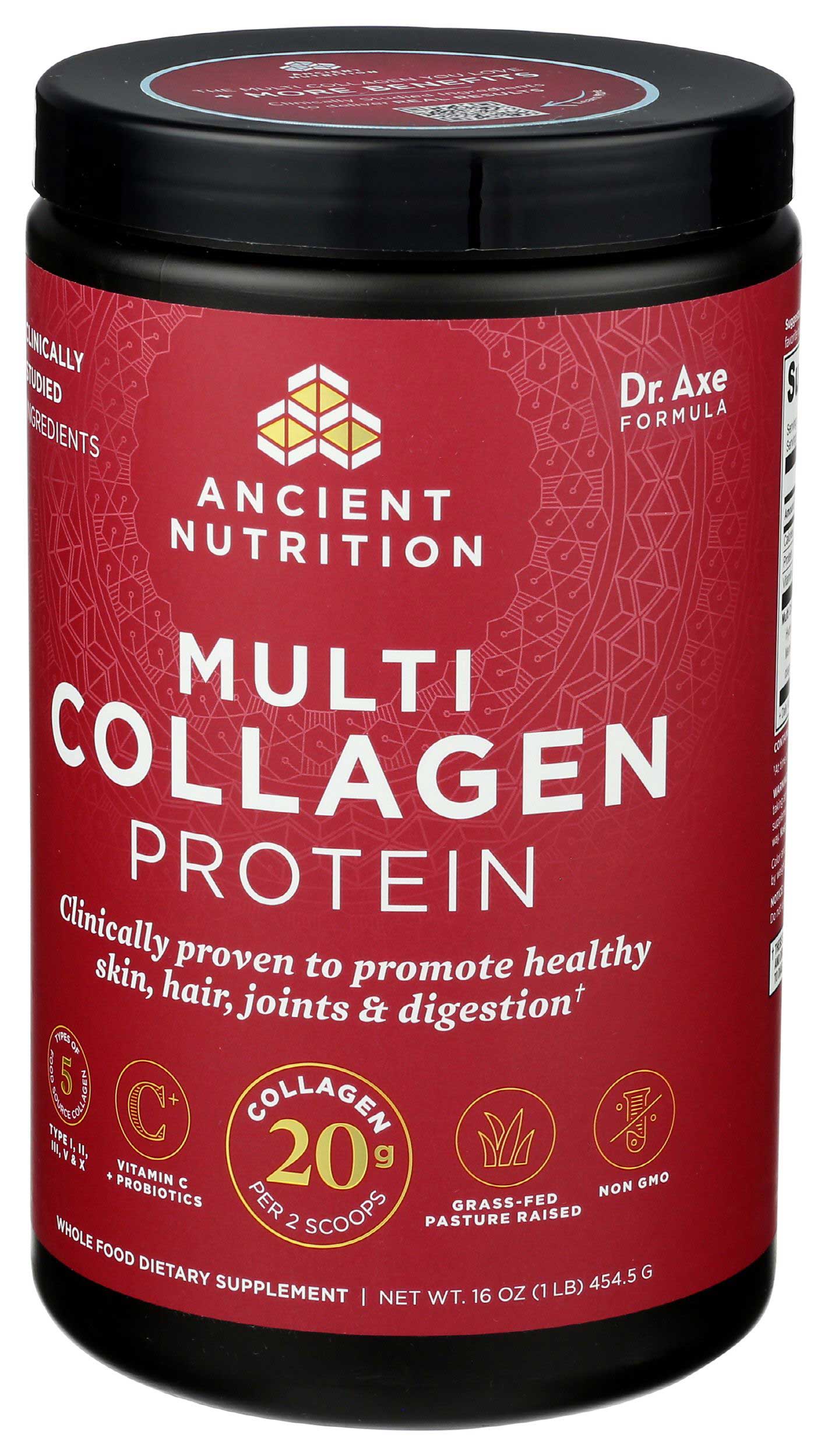 Ancient Nutrition Pure Multi Collagen Protein Powder, 16 Ounce