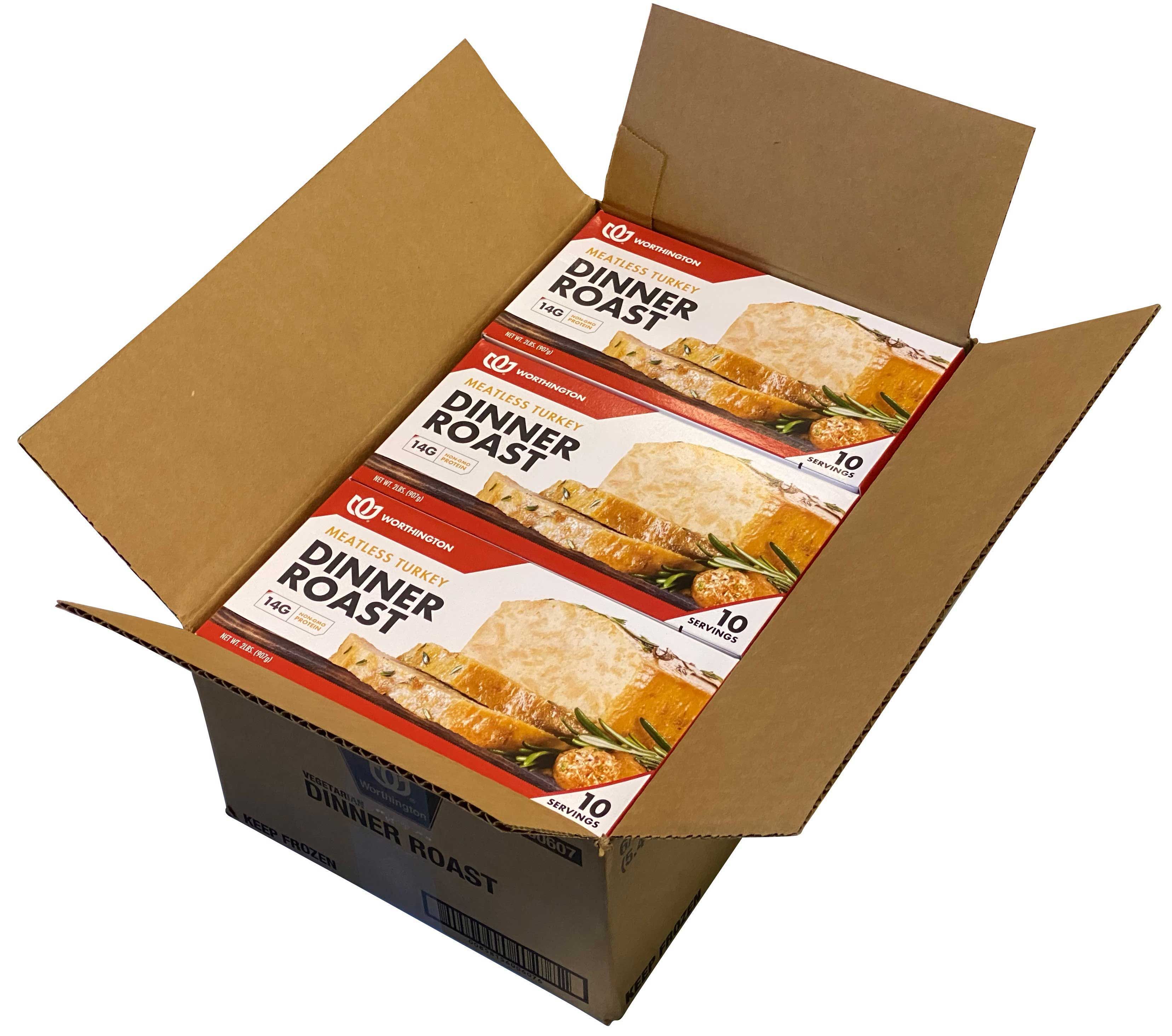 Worthington Plant Based Turkey Dinner Roast Case | FoodServiceDirect