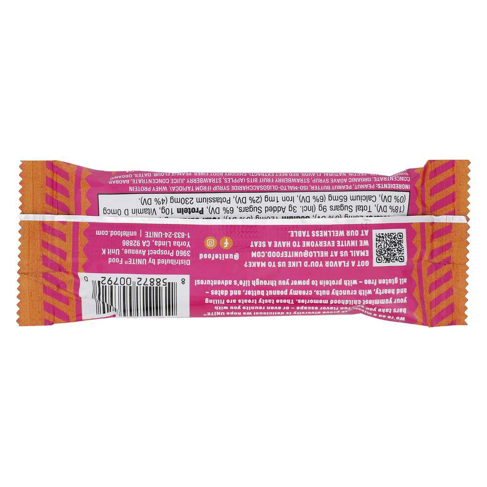 Unite Peanut Butter And Jelly Protein Bar, 1.59 Ounce -- 12 Per Case