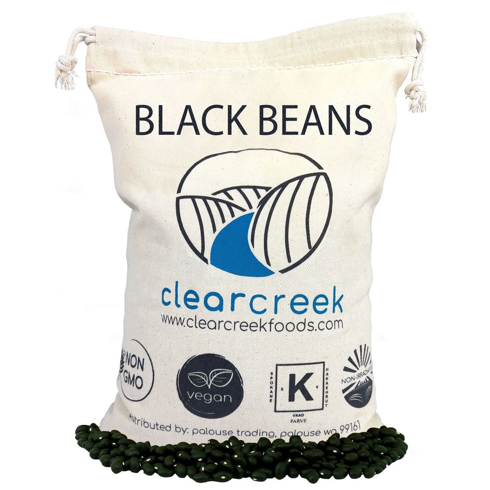 新作からSALEアイテム等お得な商品満載 Creek Clear Black Bag Resealable Pound 4 Beans, 米・雑穀・粉類