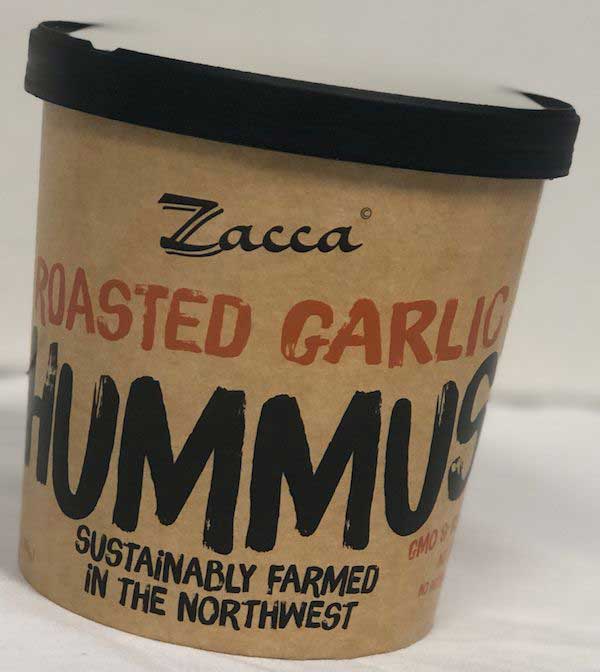 Zacca Hummus, Roasted Garlic, 32 Ounce -- 2 Per Case