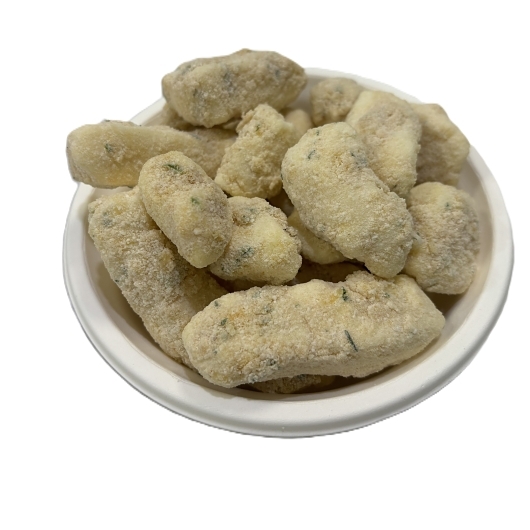 Kaufhold's Kurds Breaded White Cheddar Garlic Cheese Curds, 5 Pound -- 2 Per Case
