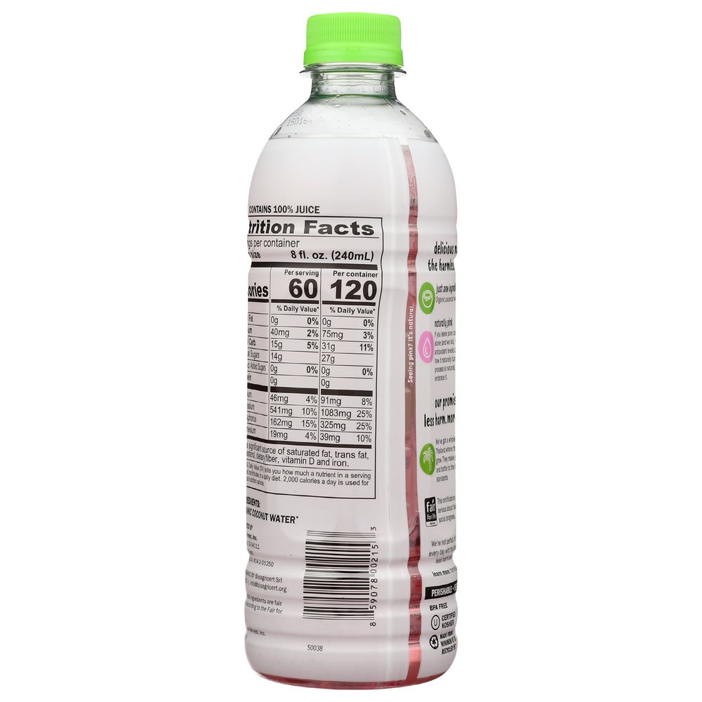 Harmless Harvest Organic 100 Percent Raw Coconut Water, 16ounce -- 12 Per Case