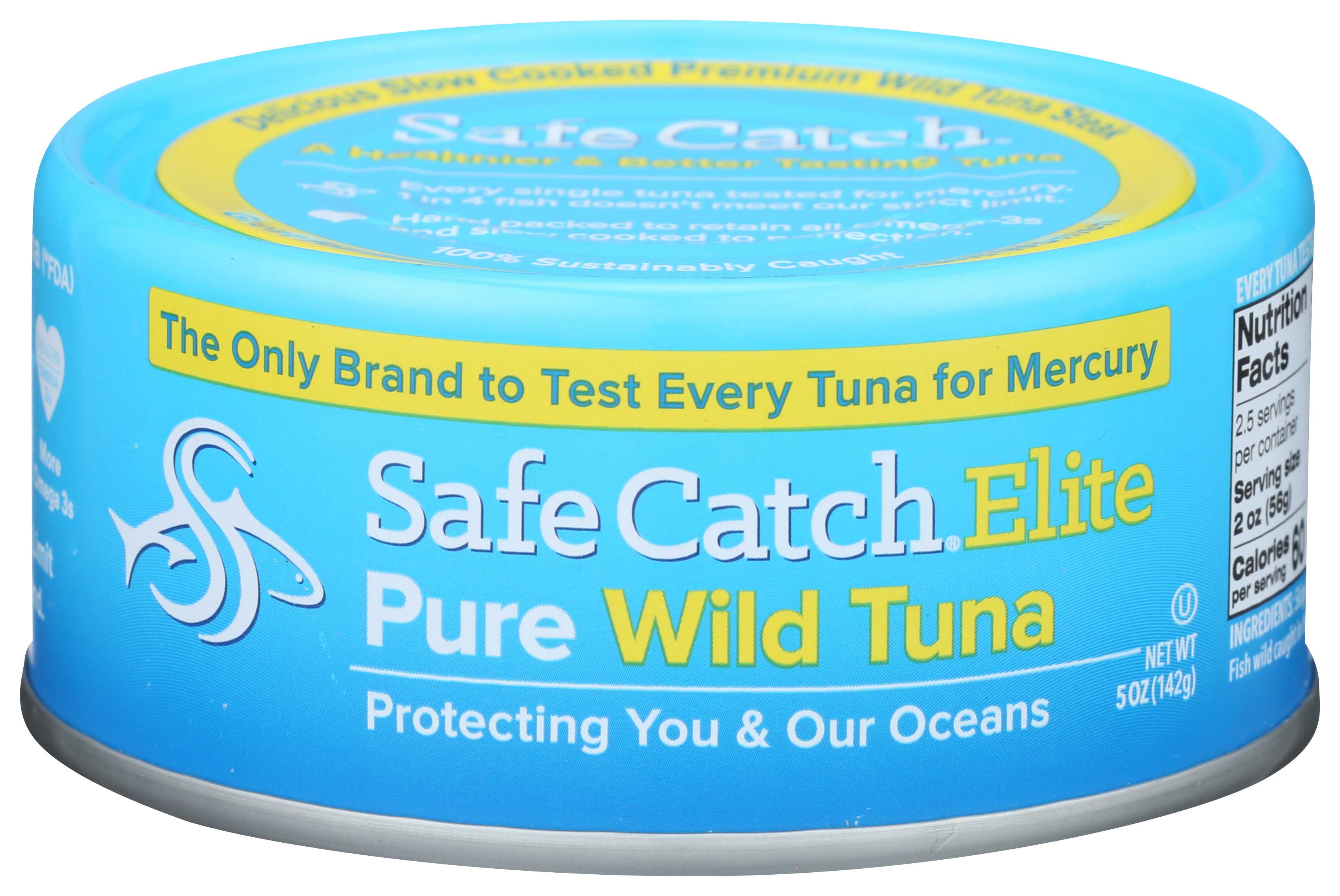 Safe Catch Elite Pure Wild Tuna, 5 Ounce -- 12 Per Case