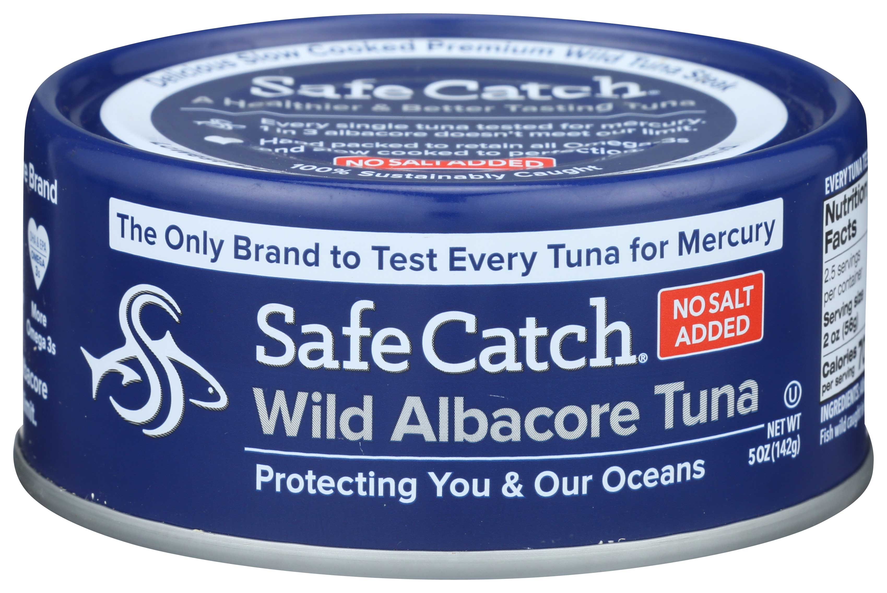 Safe Catch No Salt Added Wild Albacore Tuna, 5 Ounce -- 12 Per Case