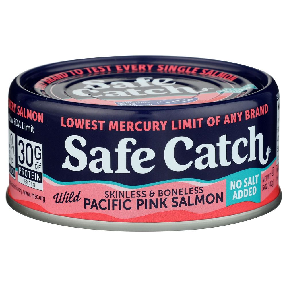 Safe Catch Skinless And Boneless Wild Pink Salmon, 5 Ounce -- 6 Per Case