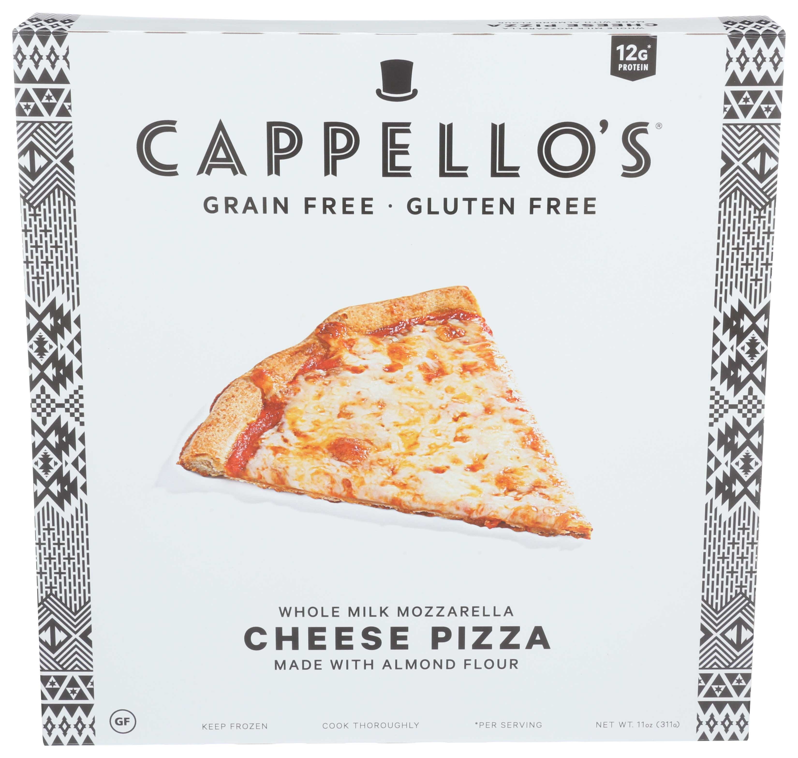 Cappello's Whole Milk Mozzarella Cheese Pizza, 11 Ounce -- 6 Per Case