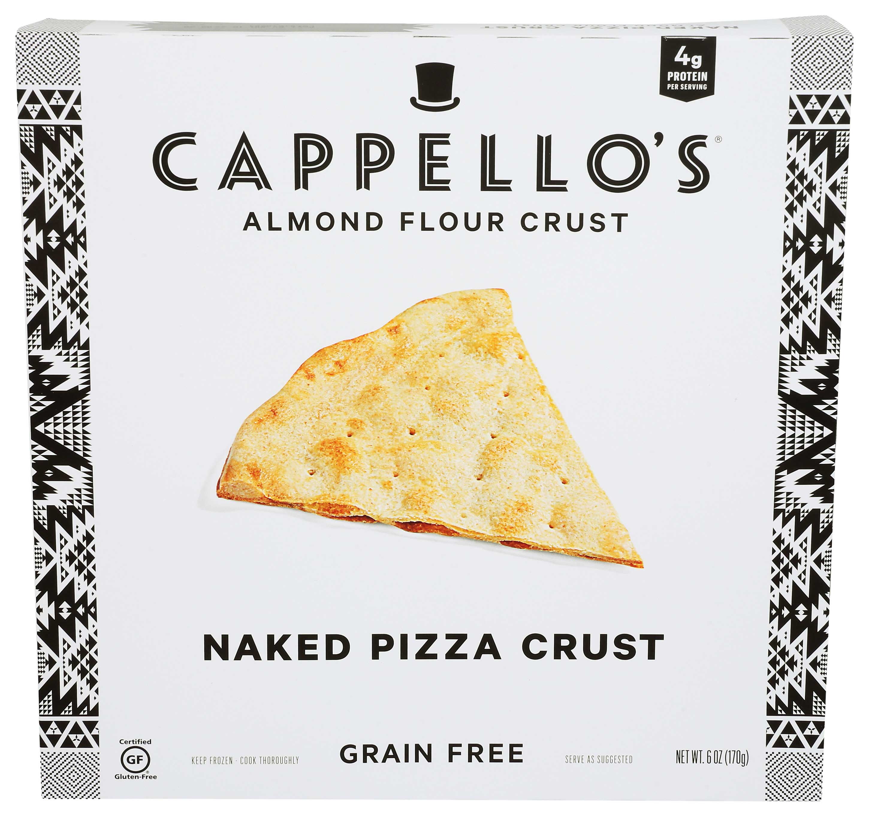 Cappello's Naked Pizza Crust, 6 Ounce -- 6 Per Case