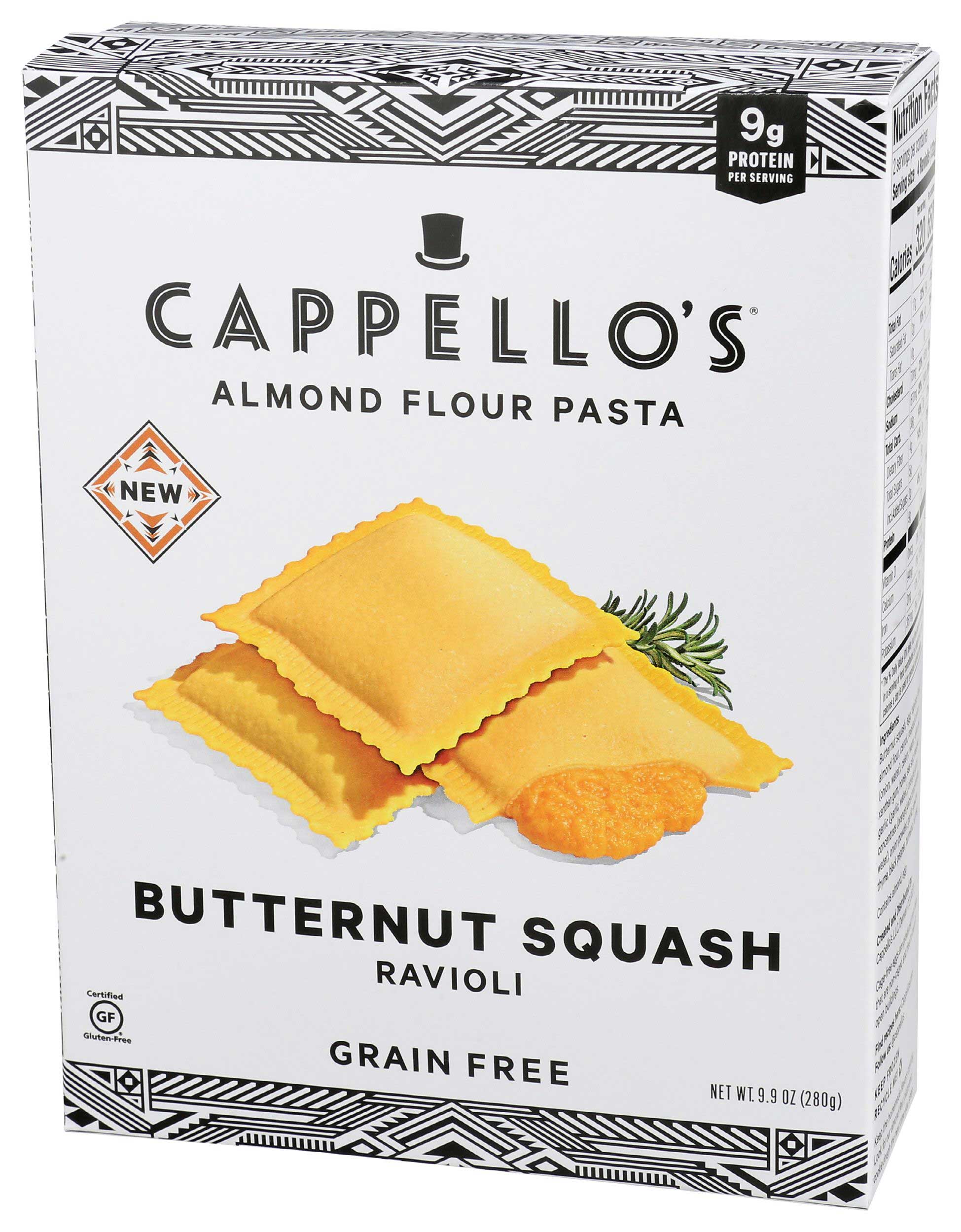 Cappellos Butternut Squash Ravioli, 9.9 Ounce -- 6 per case
