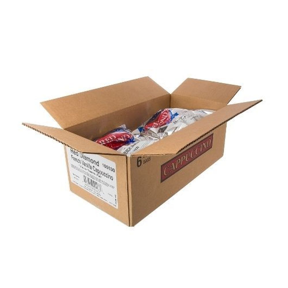 Red Diamond French Vanilla Cappuccino Beverage, 2 Pound -- 6 Per Case