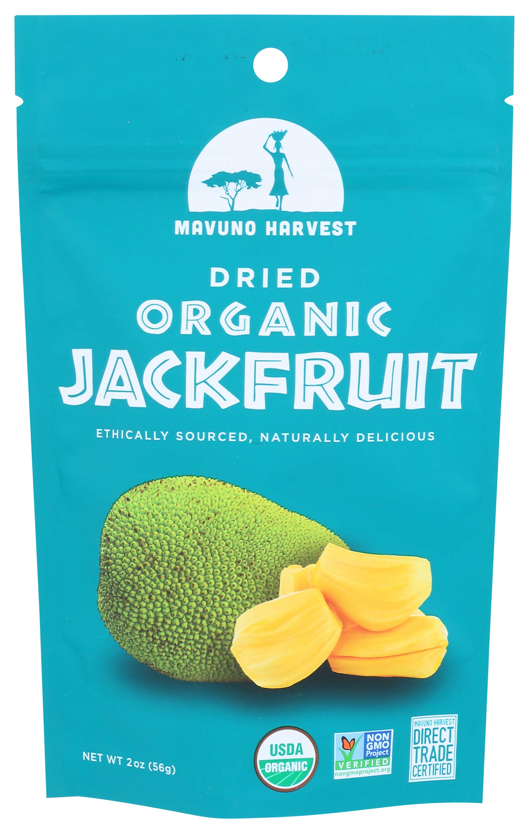 Mavuno Harvest Organic Dried Jackfruit, 2 Ounce -- 6 Per Case