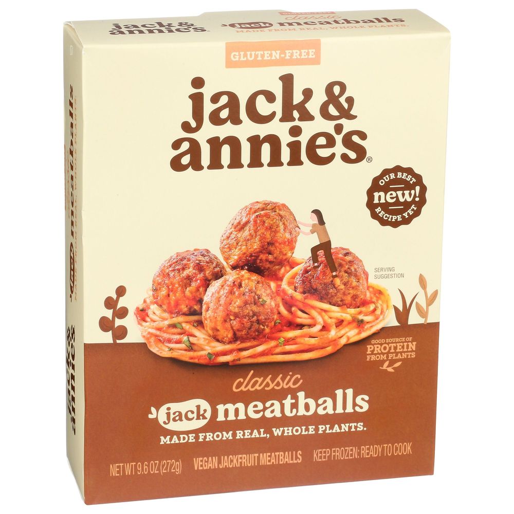 Jack And Annies Classic Jackfruit Meatball, 9.6 Ounce -- 8 Per Case