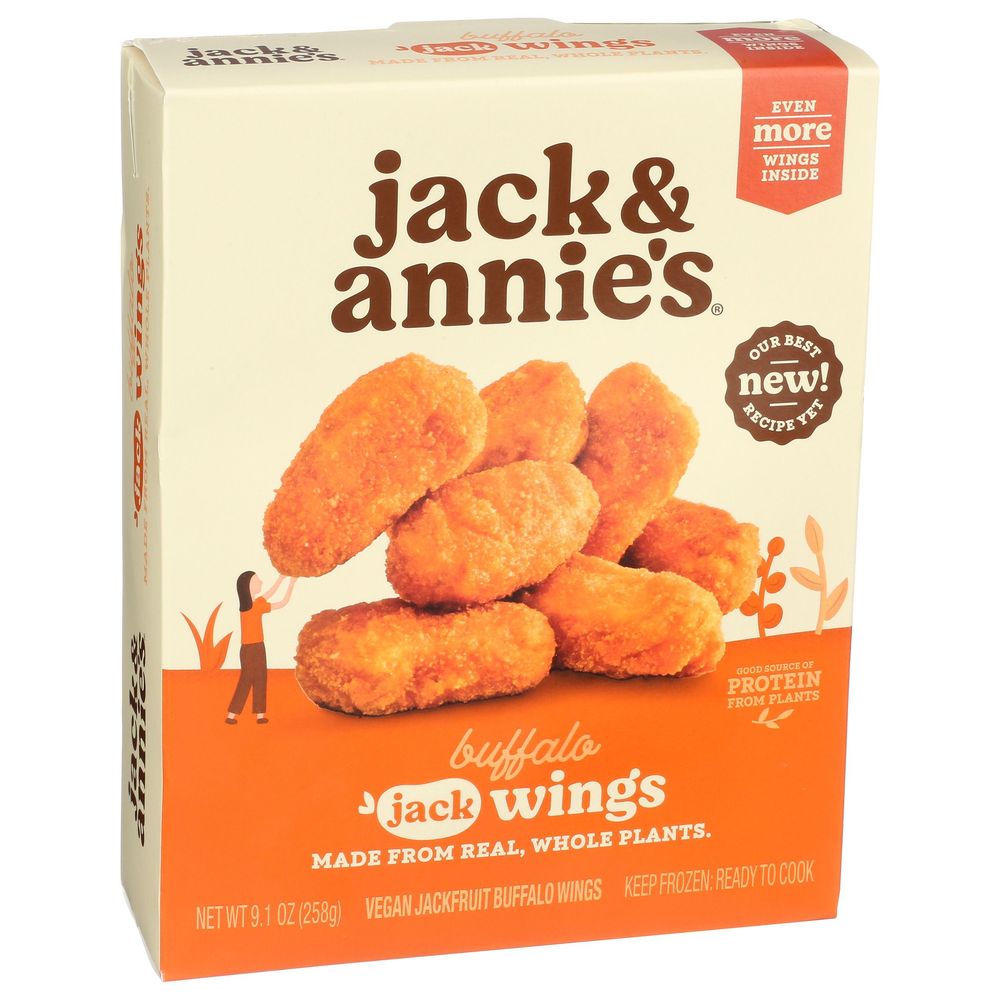 Jack And Annies Jackfruit Buffalo Wings, 9.1 Ounce -- 8 Per Case