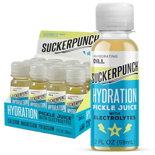 Suckerpunch Gourmet Hydration Pickle Juice, 2 Fluid Ounce -- 12 Per Case