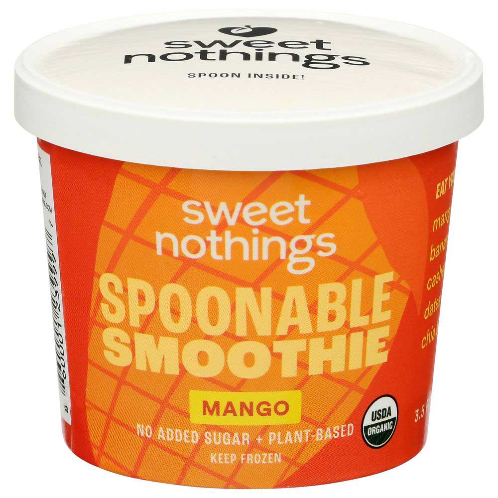 Sweet Nothings Organic Plant Based Mango Spoonable Smoothie Snack, 3.5  Fluid Ounce -- 12 per case