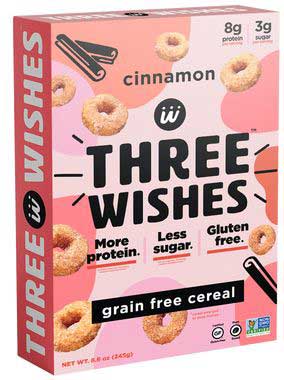 Three Wishes Cinnamon Cereal, 8.6 Ounce -- 6 Per Case