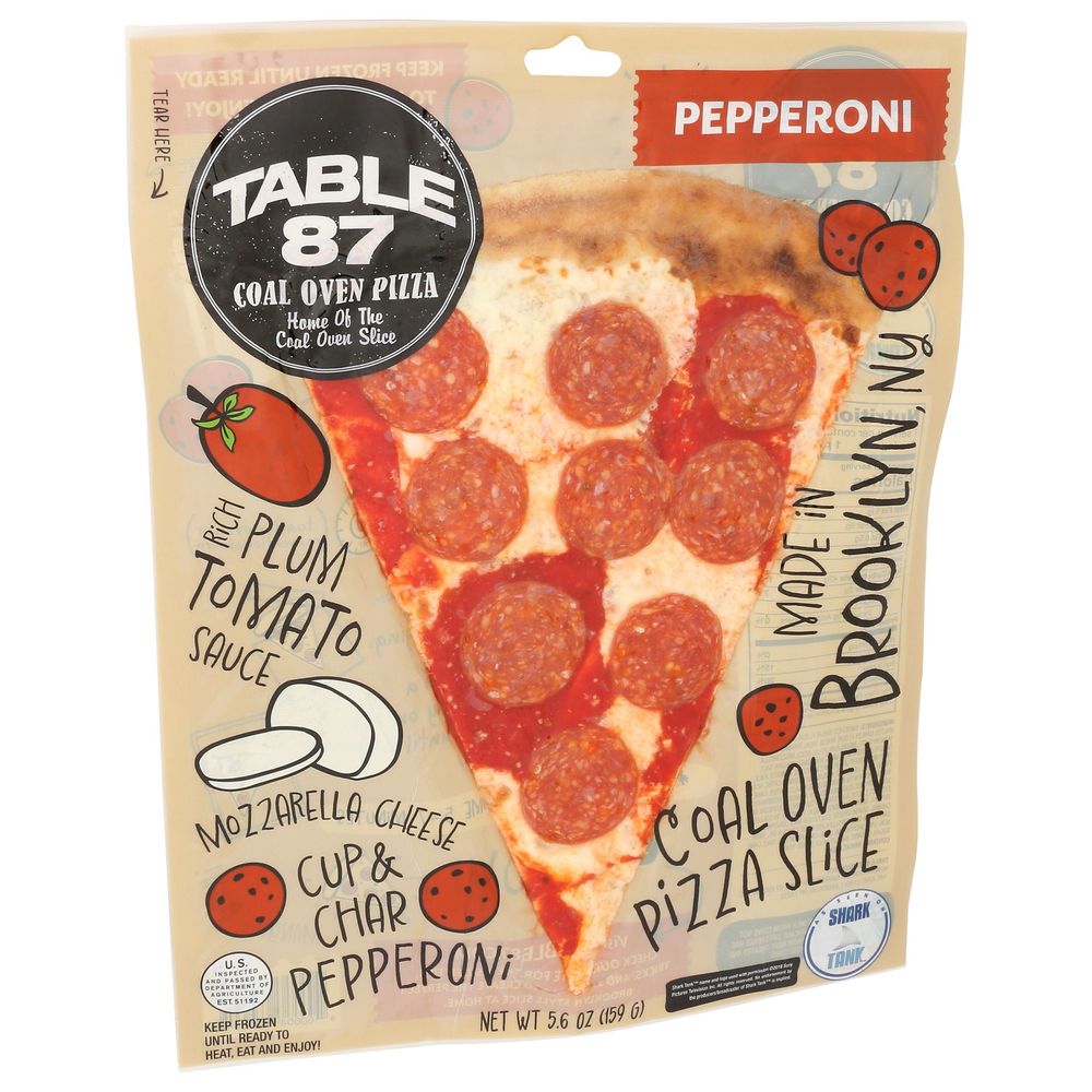 Table 87 Coal Oven Pepperoni Pizza Slice, 5.6 Ounce -- 12 Per Case