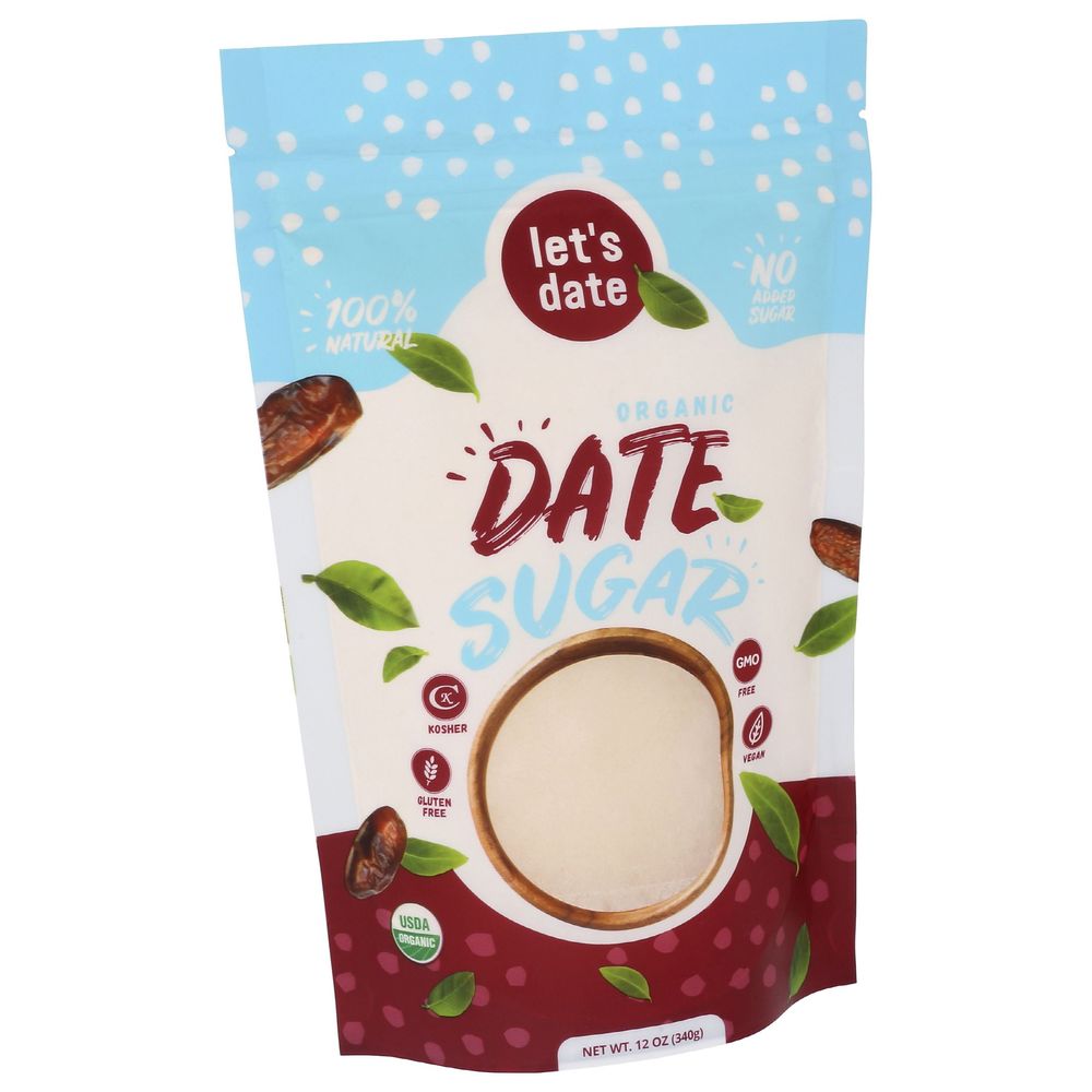 Lets Date Organic Date Sugar, 12 Ounce -- 6 Per Case