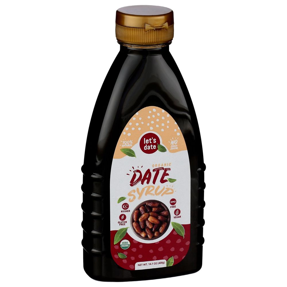 Lets Date Organic Date Syrup, 14.1 Fluid Ounce -- 6 Per Case