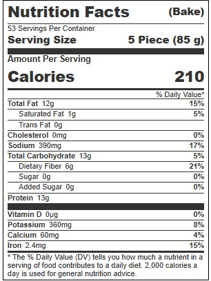 Rebellyous Spicy Plant Based Kickin Chicken Nuggets, 10 Pound