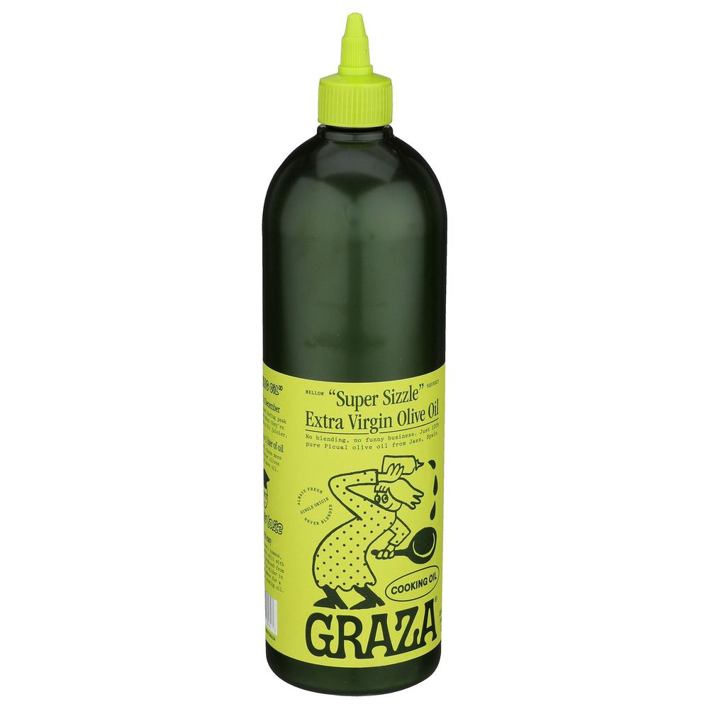 Graza Sizzle Extra Virgin Olive Oil, 33.8 Fluid Ounce -- 6 Per Case